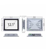 Soncci 12.1inch Industrial Panel PC D121SR — изображение 3